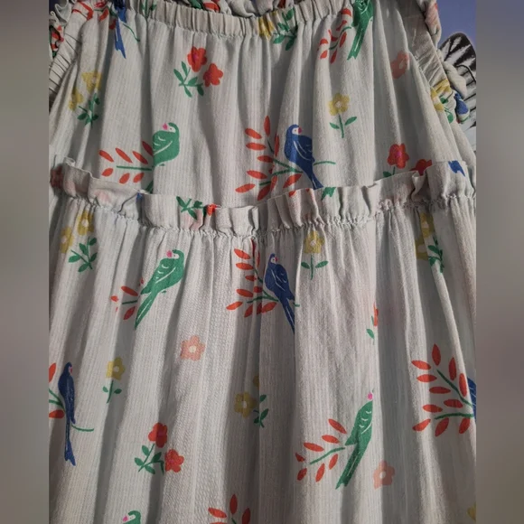 Mini Boden Tropical Tiered Sundress. Size 5/6t. EUC. - Picture 2 of 3